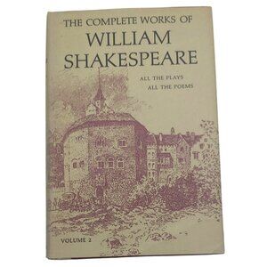 The Complete Works Of William Shakespeare Vol 2 Hardcover Book Club Edition